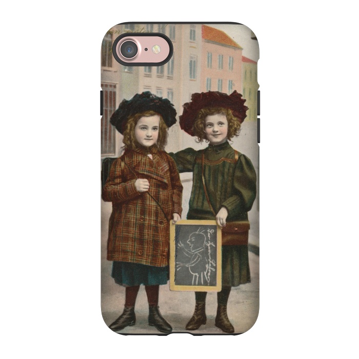 iPhone 7 StrongFit Vintage School Girls by Andrea Haase