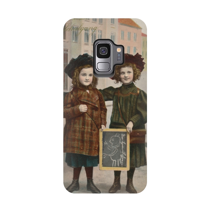 Galaxy S9 StrongFit Vintage School Girls by Andrea Haase