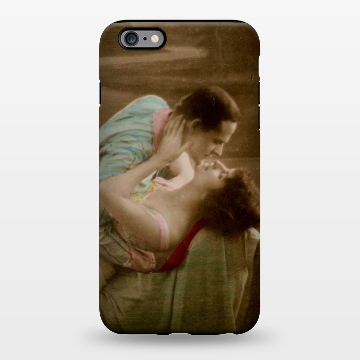 iPhone 6/6s plus StrongFit Old Postcard Kissing Couple by Andrea Haase