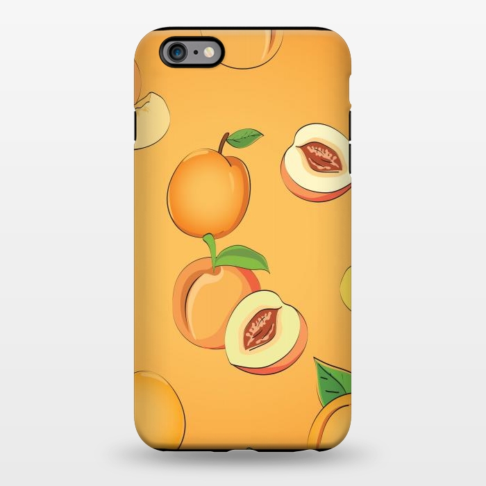 iPhone 6/6s plus StrongFit Peach Pattern 3 by Bledi