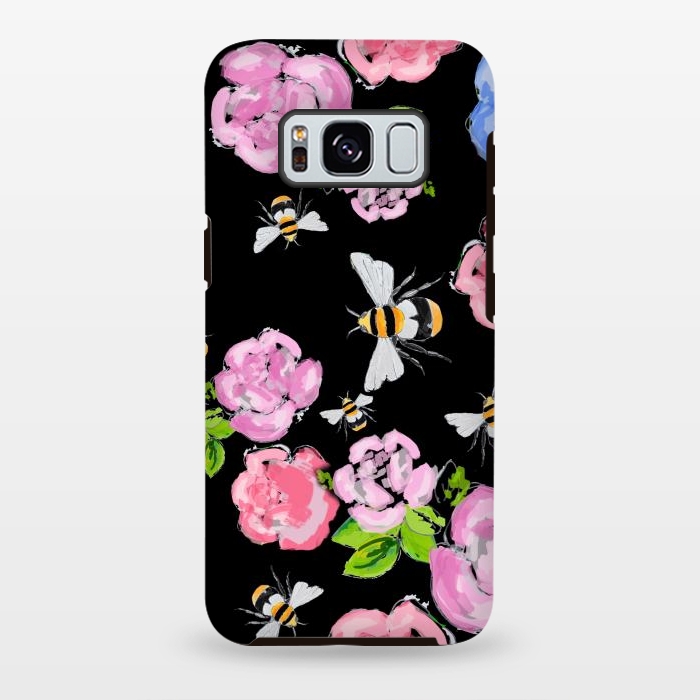 Galaxy S8 plus StrongFit Dark Blooms by MUKTA LATA BARUA