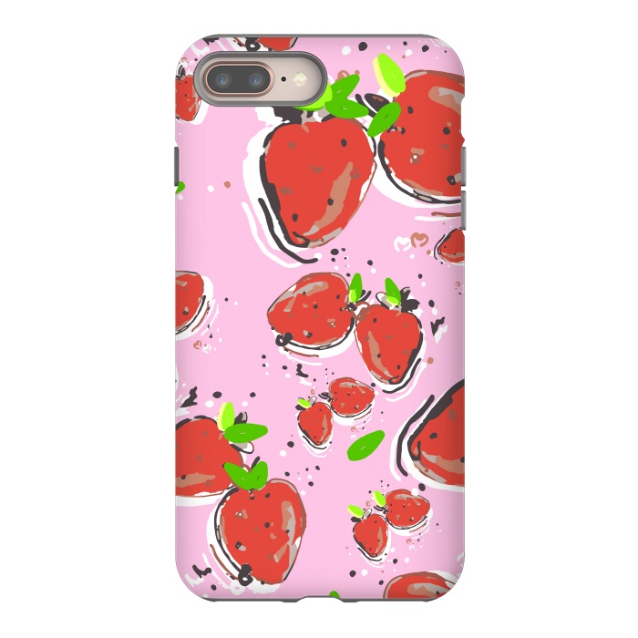 iPhone 7 plus StrongFit Strawberry Crush New by MUKTA LATA BARUA