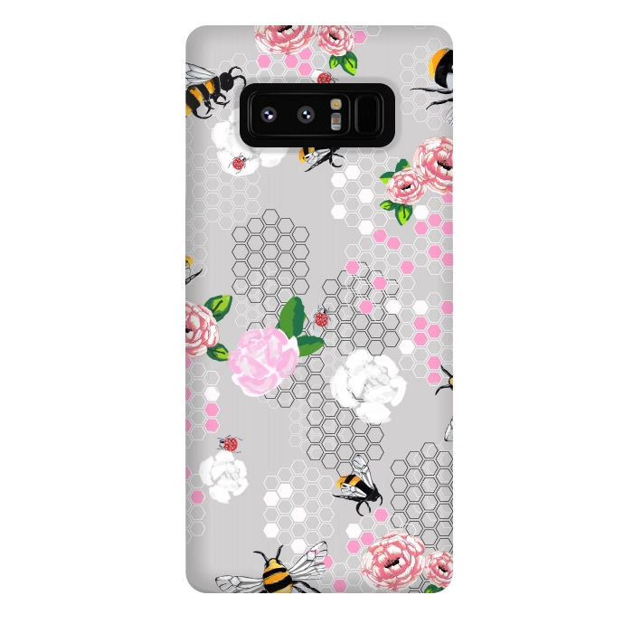 Galaxy Note 8 StrongFit Buzz Bees by MUKTA LATA BARUA