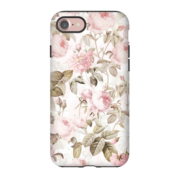 iPhone 7 StrongFit Romantic Vintage Roses Pattern by  Utart