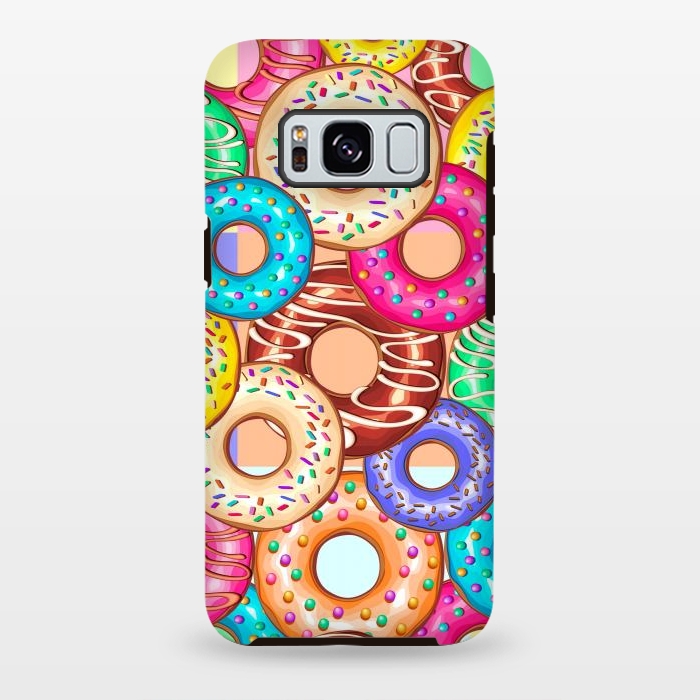 Galaxy S8 plus StrongFit Donuts Punchy Pastel flavours by BluedarkArt