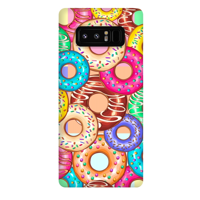 Galaxy Note 8 StrongFit Donuts Punchy Pastel flavours by BluedarkArt