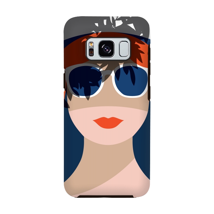 Galaxy S8 StrongFit Girl with Sunglasses by DaDo ART