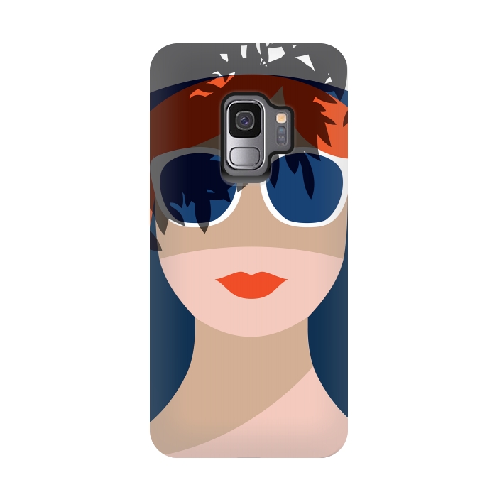 Galaxy S9 StrongFit Girl with Sunglasses by DaDo ART