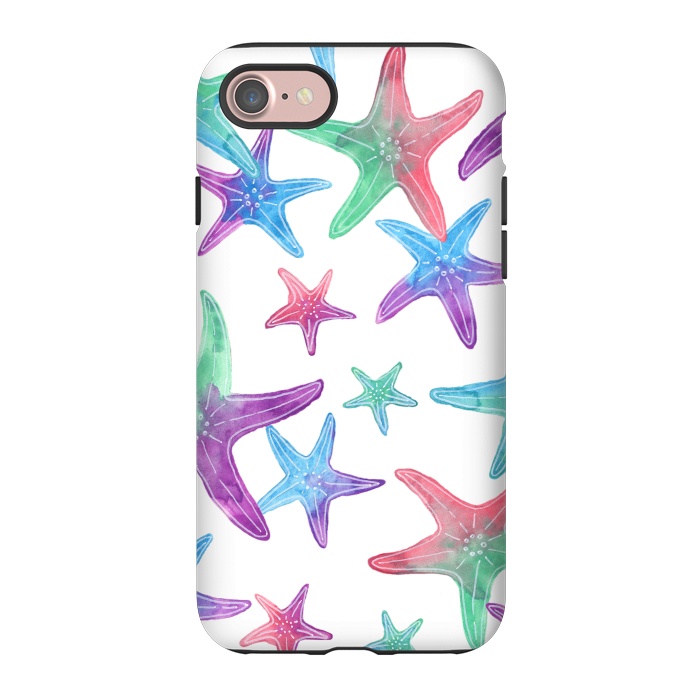 iPhone 7 StrongFit Starfish Print by Becky Starsmore