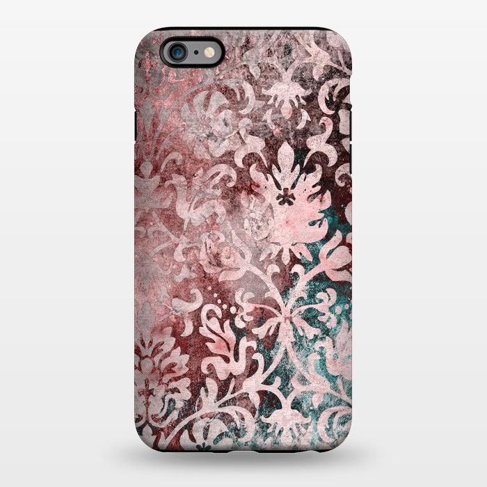 iPhone 6/6s plus StrongFit Rosegold Damask 2 by Andrea Haase