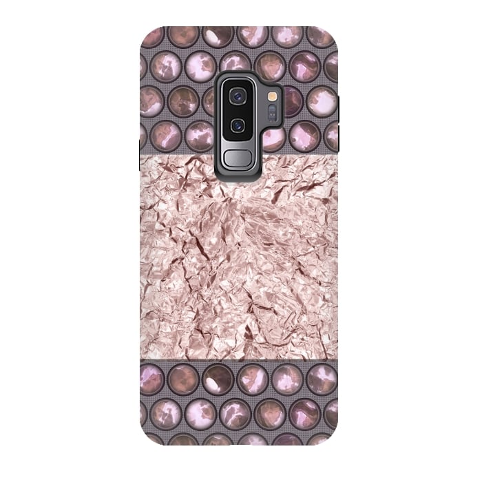 Galaxy S9 plus StrongFit Rose Gold Shiny Elegance by Andrea Haase