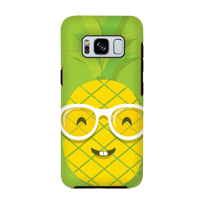 Galaxy S8 StrongFit Summer Fun - Smiling Pineapple by DaDo ART
