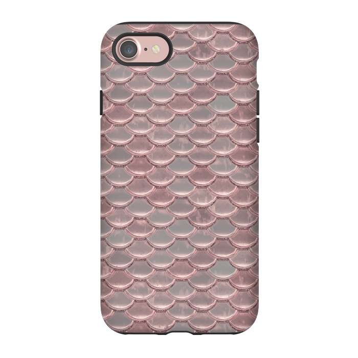 iPhone 7 StrongFit Pink Snake Skin by Andrea Haase