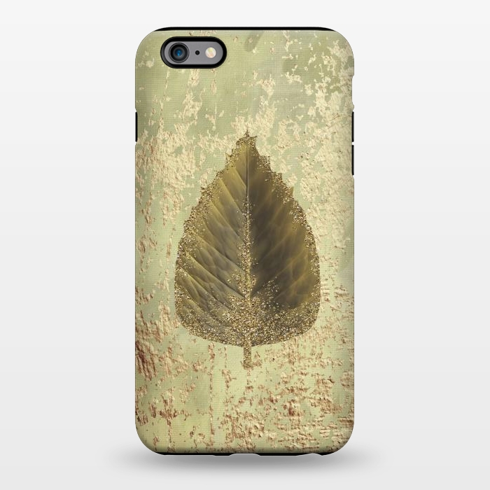 iPhone 6/6s plus StrongFit Golden Leaf And Sparkle by Andrea Haase