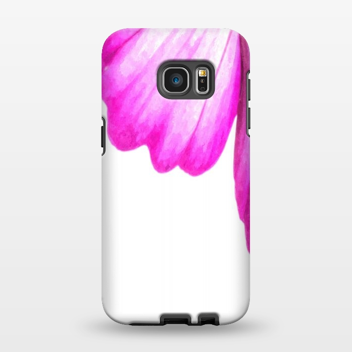 Galaxy S7 EDGE StrongFit Pink Flower Abstract by Alemi
