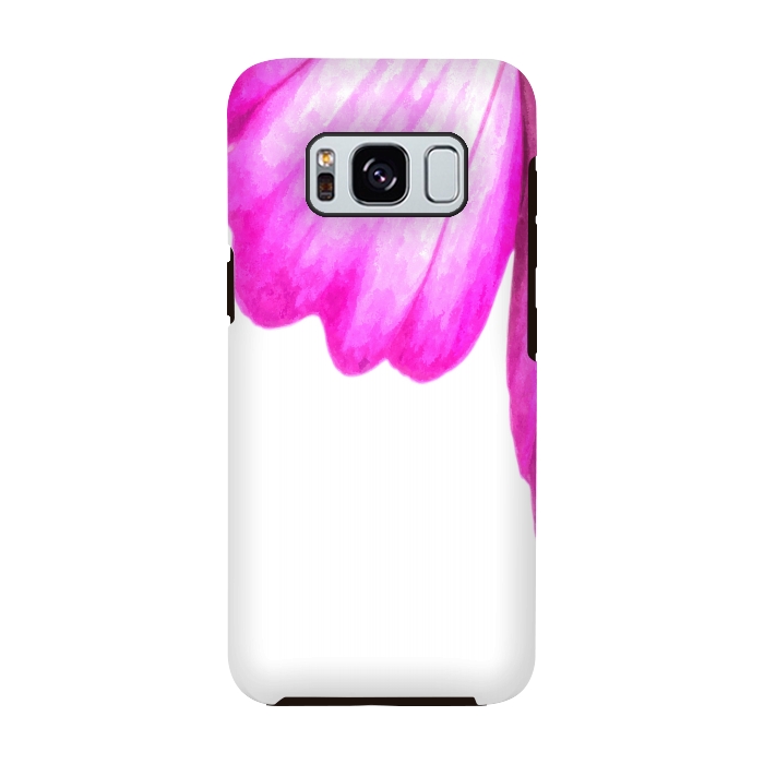 Galaxy S8 StrongFit Pink Flower Abstract by Alemi
