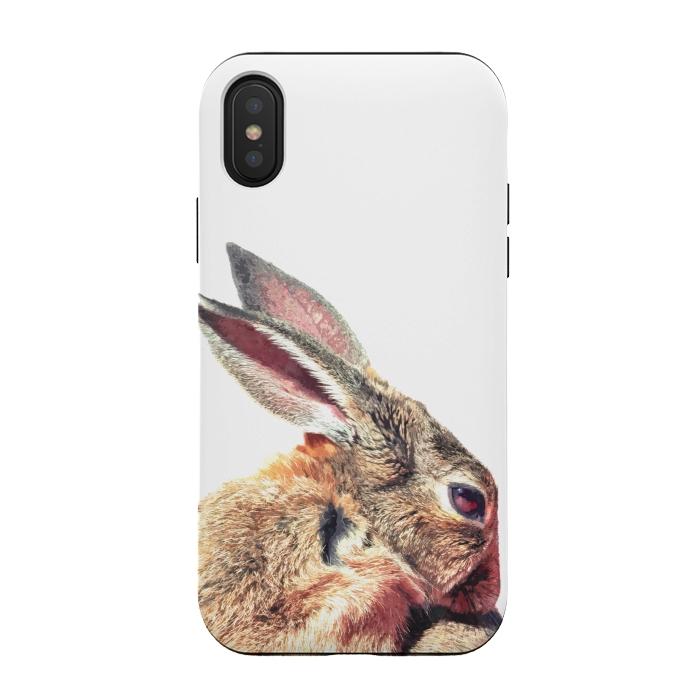 iPhone Xs / X StrongFit Rabbit Portrait by Alemi