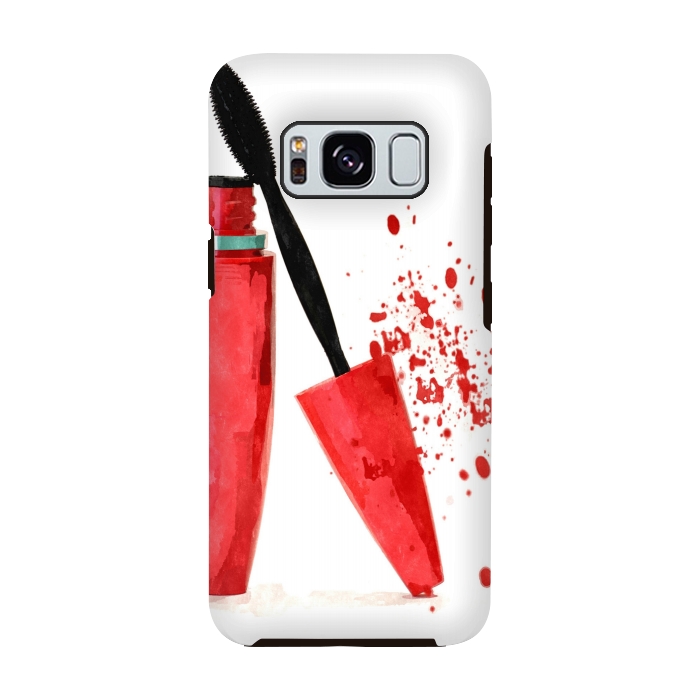 Galaxy S8 StrongFit Red Mascara by Alemi