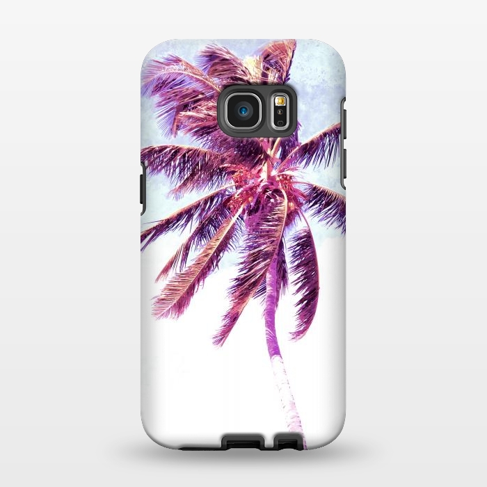 Galaxy S7 EDGE StrongFit Palm Tree Tropical Illustration by Alemi
