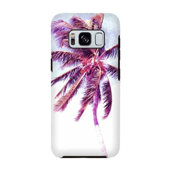 Galaxy S8 StrongFit Palm Tree Tropical Illustration by Alemi