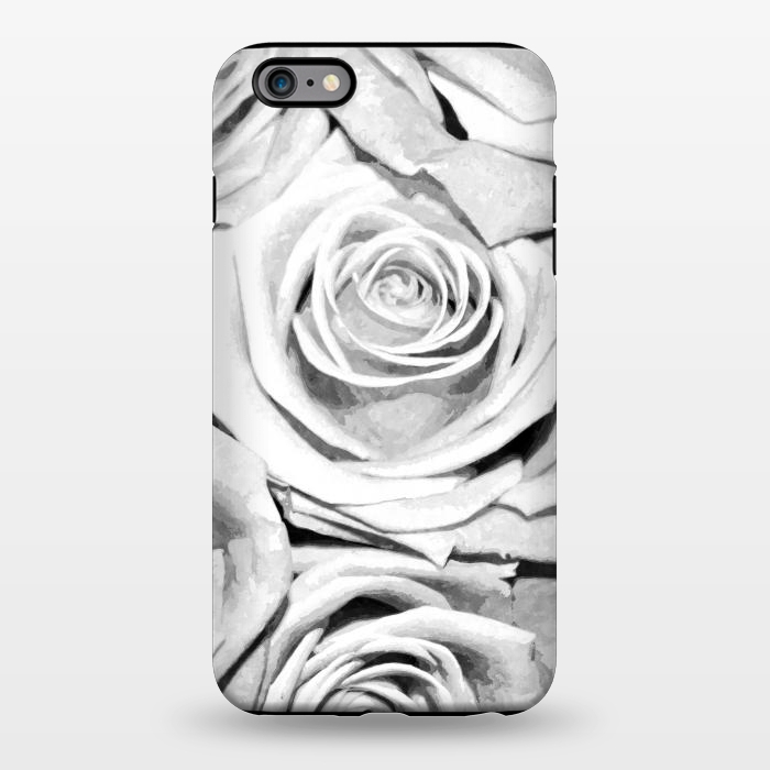 iPhone 6/6s plus StrongFit Black and White Roses by Alemi