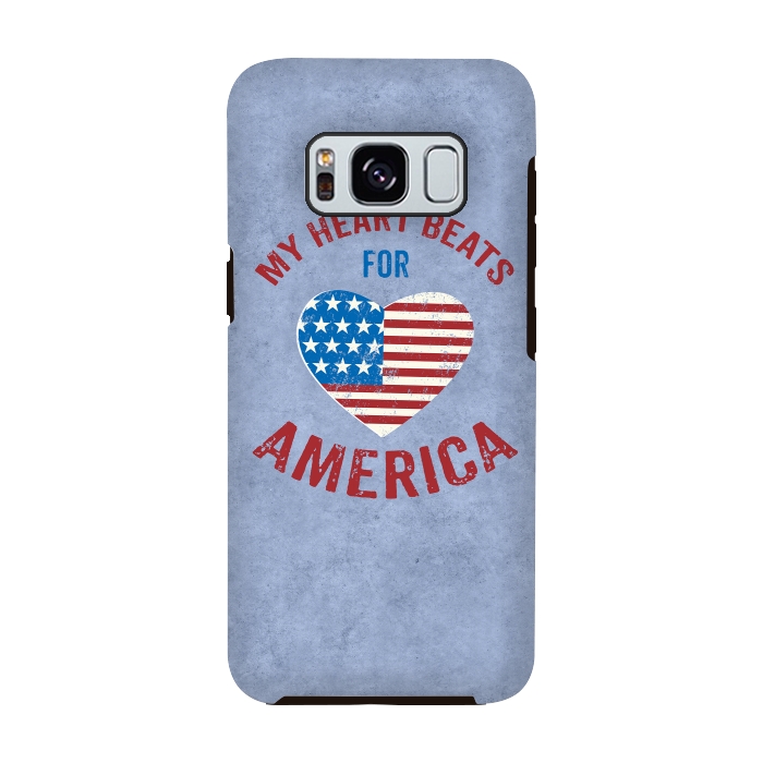 Galaxy S8 StrongFit My Heart For America  by Andrea Haase