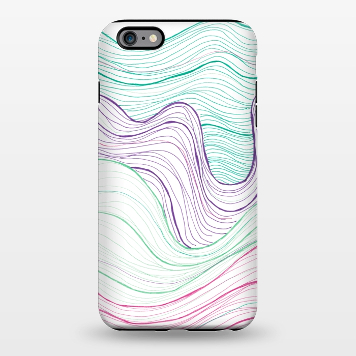 iPhone 6/6s plus StrongFit Gentle Waves by Laura K Maxwell