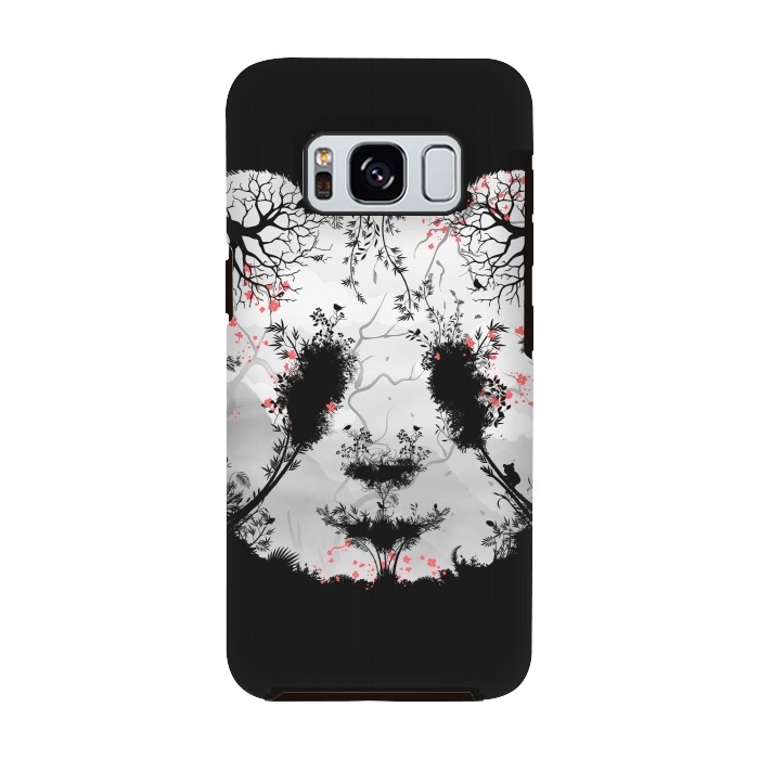 Galaxy S8 StrongFit Dark Forest Panda by Sitchko