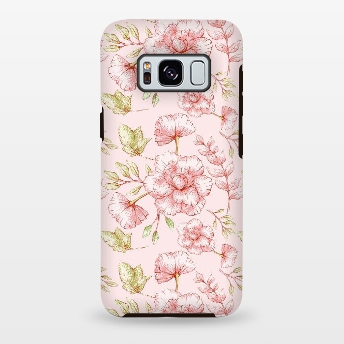 Galaxy S8 plus StrongFit Pink Roses by  Utart