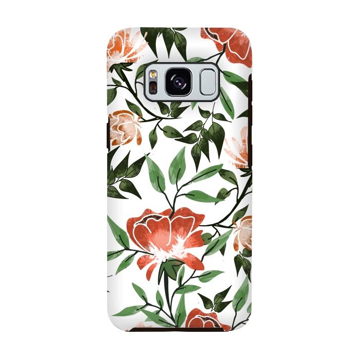 Galaxy S8 StrongFit Floral Feels by Uma Prabhakar Gokhale