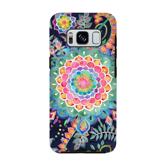 Galaxy S8 StrongFit Color Celebration Mandala by Micklyn Le Feuvre