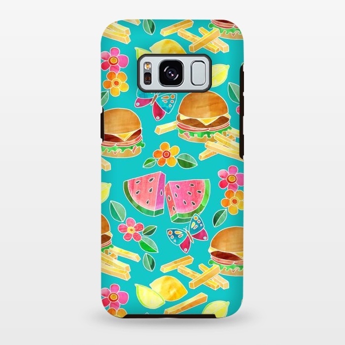 Galaxy S8 plus StrongFit Summer Picnic Collage by Micklyn Le Feuvre