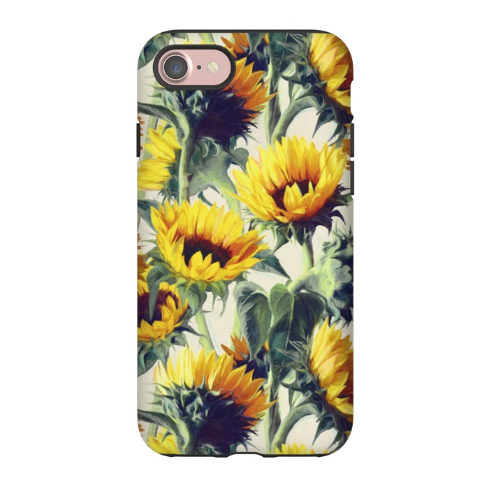 iPhone 7 StrongFit Sunflowers Forever by Micklyn Le Feuvre