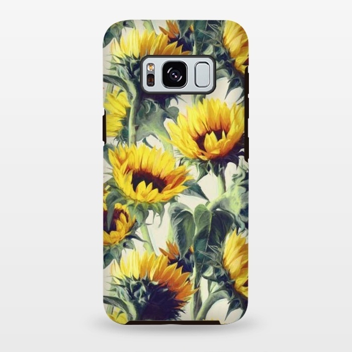 Galaxy S8 plus StrongFit Sunflowers Forever by Micklyn Le Feuvre