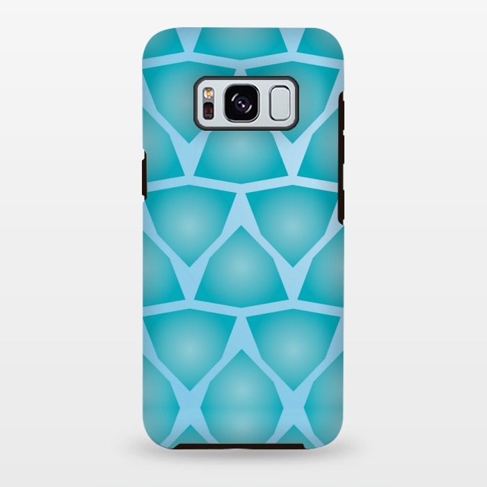 Galaxy S8 plus StrongFit shapes blue pattern by MALLIKA