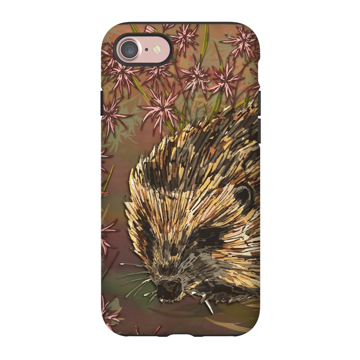 iPhone 7 StrongFit Sweet Hedgehog by Lotti Brown