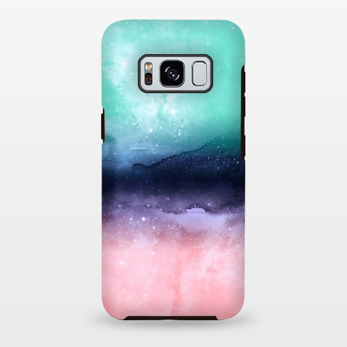Galaxy S8 plus StrongFit Modern watercolor abstract paint   by InovArts