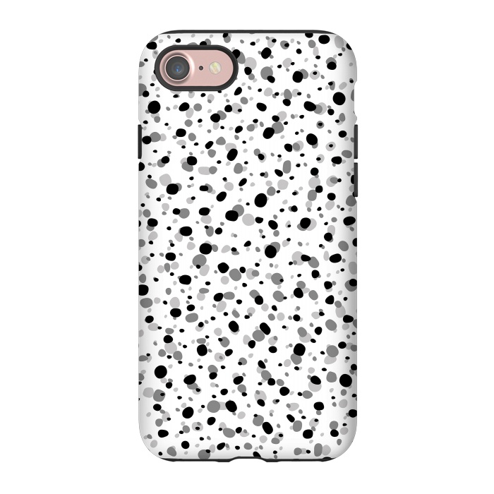 iPhone 7 StrongFit Black Dots by Majoih