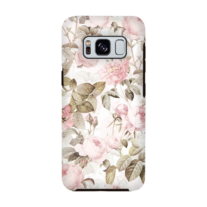 Galaxy S8 StrongFit Pastel Vintage Roses by  Utart