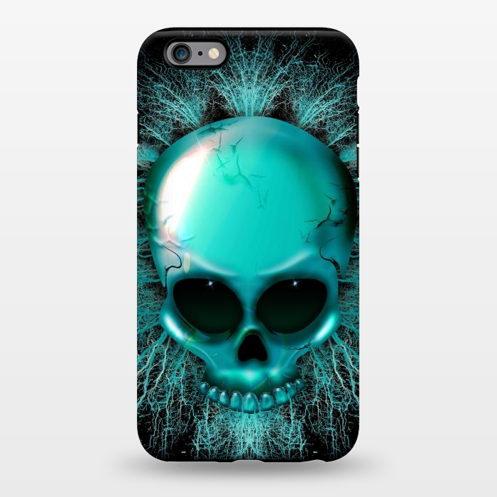 iPhone 6/6s plus StrongFit Ghost Skull Hologram by BluedarkArt