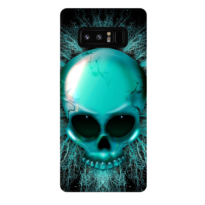 Galaxy Note 8 StrongFit Ghost Skull Hologram by BluedarkArt
