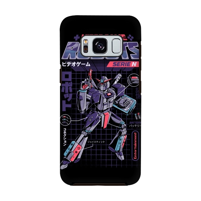 Galaxy S8 StrongFit Video Game Robot - Model N by Ilustrata