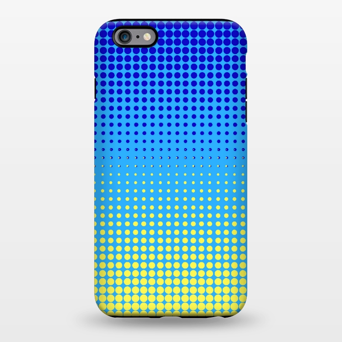 iPhone 6/6s plus StrongFit yellow blue shades by MALLIKA
