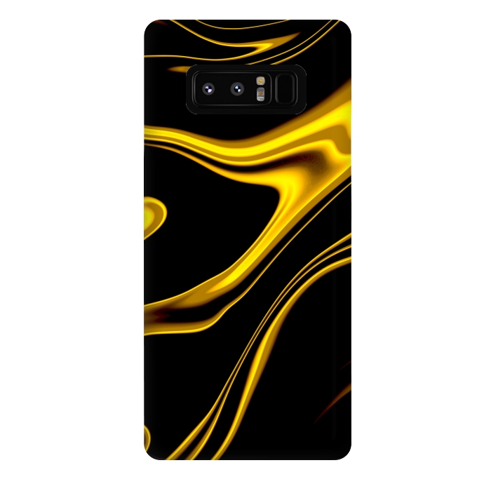 Galaxy Note 8 StrongFit Black and Gold by Ashley Camille