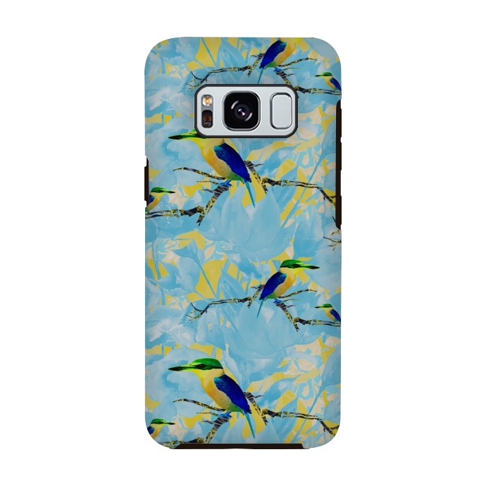 Galaxy S8 StrongFit Cool kingfishers by Kashmira Baheti