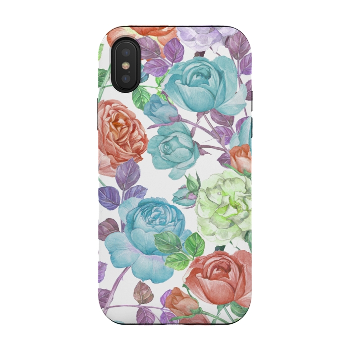 iPhone Xs / X StrongFit Breathless Rose by Creativeaxle