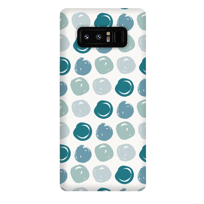 Galaxy Note 8 StrongFit Little Circles by Creativeaxle
