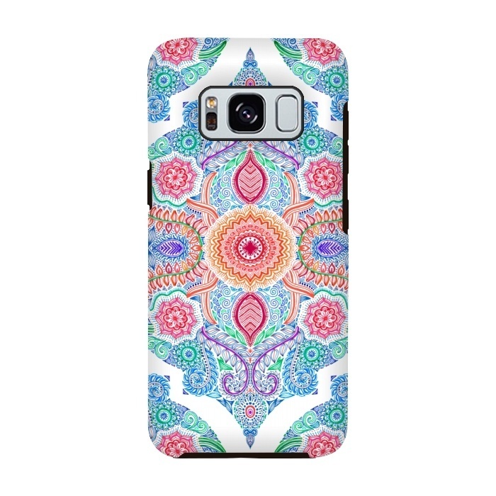 Galaxy S8 StrongFit Ink and Symmetry in Rainbow Brights by Micklyn Le Feuvre