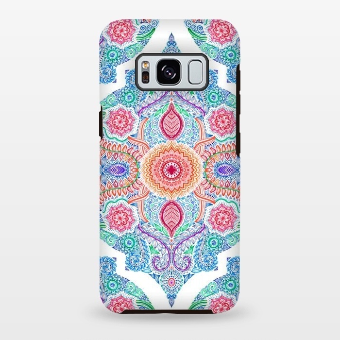 Galaxy S8 plus StrongFit Ink and Symmetry in Rainbow Brights by Micklyn Le Feuvre