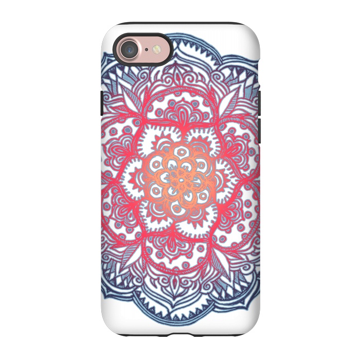 iPhone 7 StrongFit Radiant Medallion Doodle by Micklyn Le Feuvre